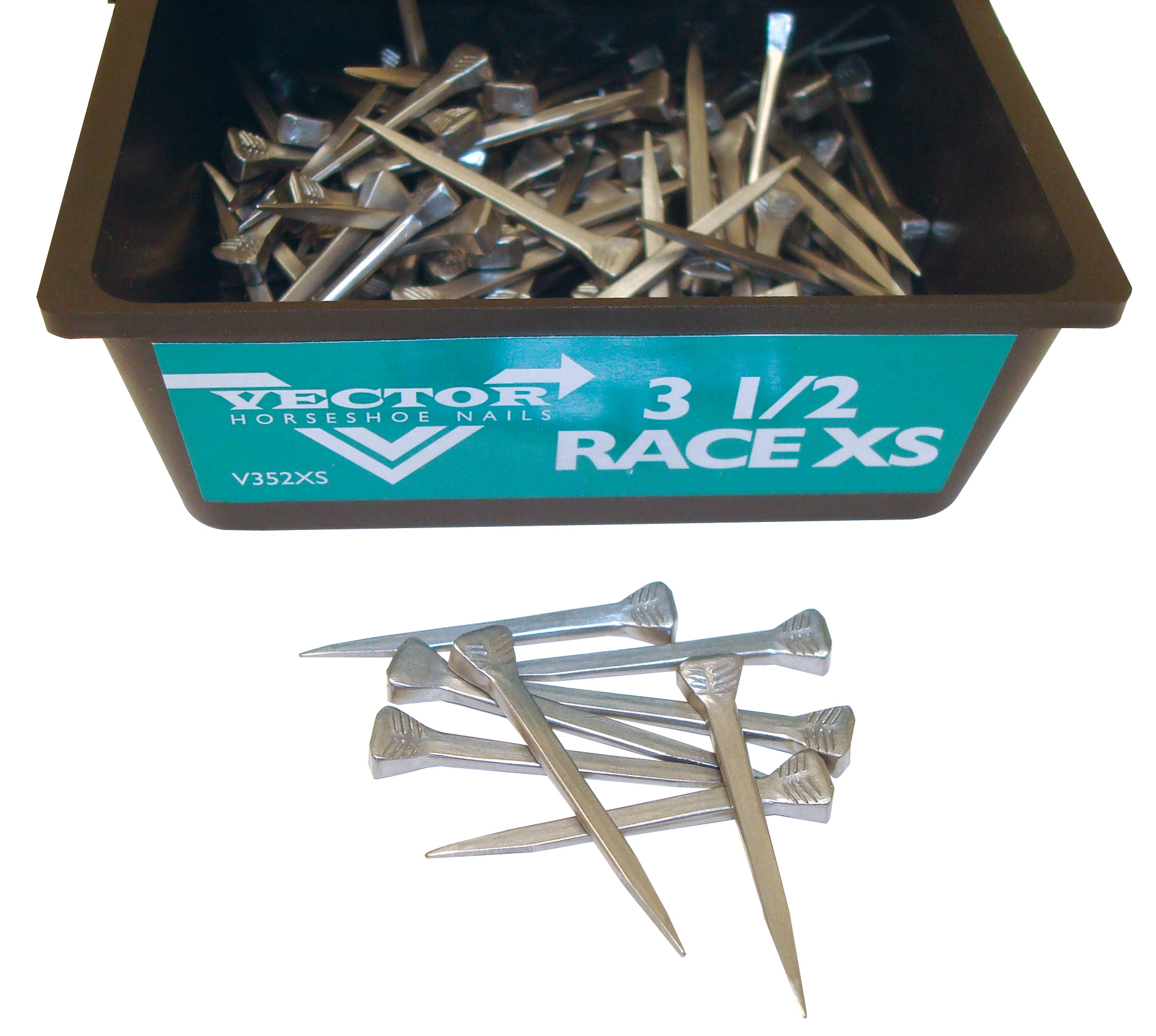 Vector 3 1/2 Race XS (Extra Strong) Nails, 250 count box